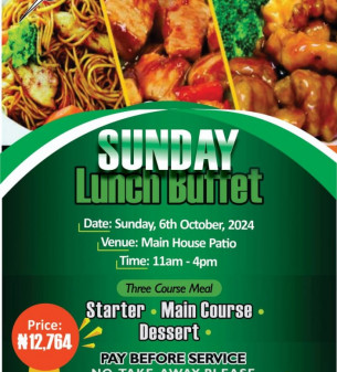 Ikoyi Club Sunday Lunch Buffet